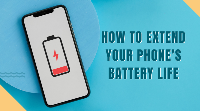 This picture describe that the article explains some tricks to extend smartphone battery life.